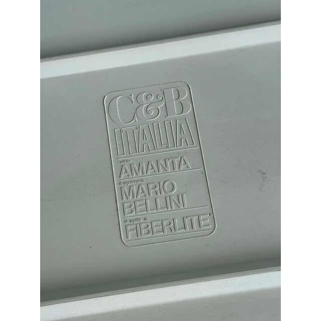 Amanta Set by Mario Bellini for C&B Italia, 1970s, Set of 8 For Sale - Image 12 of 13