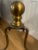 1950s Mid Century Modern Frederick Cooper Baluster Form White Porcelain and Brass Floral Lamp For Sale - Image 9 of 12