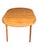 1960s Restored Vintage Danish Modern Teak Dining Table – Oval Extendable With Two Leaves For Sale - Image 5 of 18