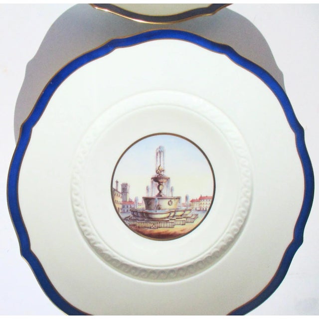 Richard Ginori Vintage Richard Ginori Fountains of Rome Limited Production Plates- Set of 4 For Sale - Image 4 of 13