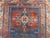 Antique Persian Kurdish Gallery Rug With Blue Field and Bold Geometric Medallion For Sale In Atlanta - Image 6 of 13