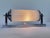 Bauhaus Large Bauhaus Chrome and Milk Glass Wall Light, Former Czechoslovakia, 1930s For Sale - Image 3 of 9
