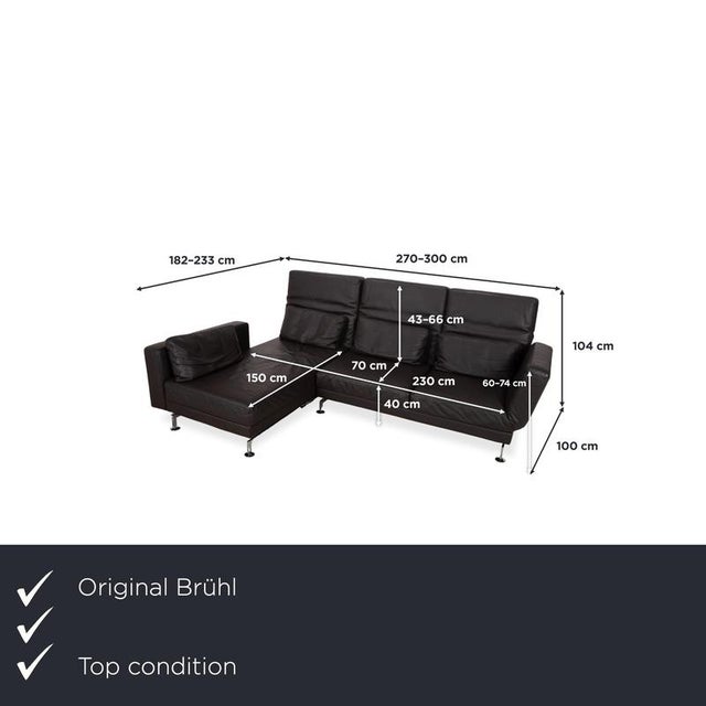 with this Brühl Moule corner sofa, you're acquiring a true design classic, renowned for its exceptional versatility since...