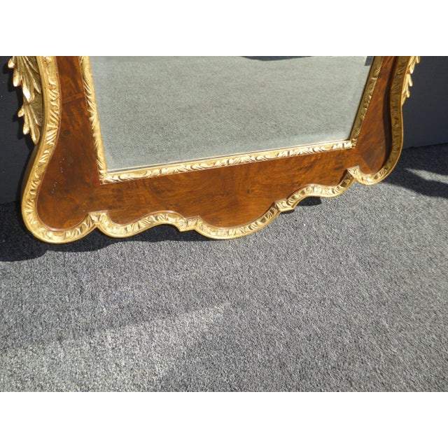 Vintage Federal Eagle Style Wall Mirror W Phoenix Motif Made in Italy ~ La Barge For Sale - Image 9 of 13