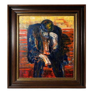 J. Grandjean, De Denker, Oil Painting For Sale