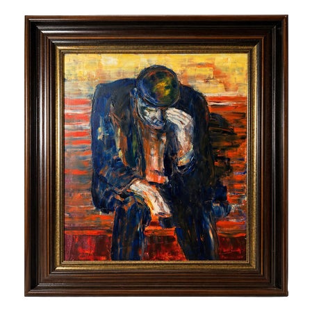 J. Grandjean, De Denker, Oil Painting For Sale