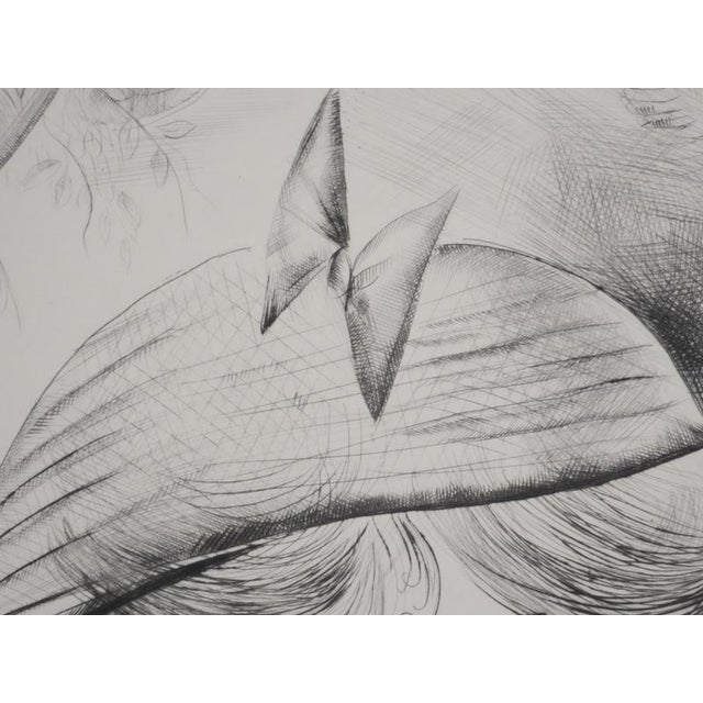 Mily Possoz, Young Women with a Parakeet, Original Signed Engraving For Sale - Image 8 of 11
