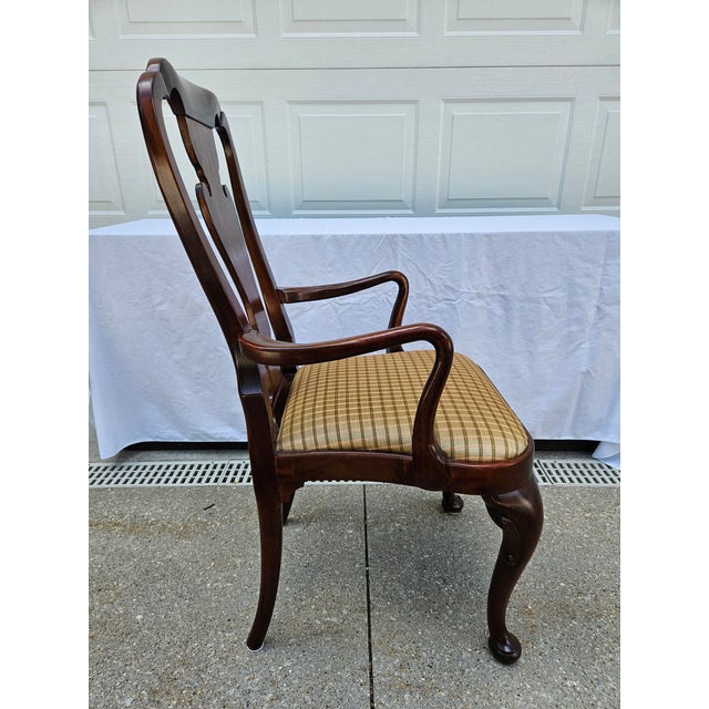 Wood Baker Furniture Historic Charleston Mahogany Dining Chairs - Set of Eight For Sale - Image 7 of 16