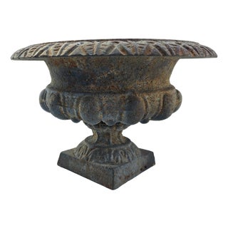 Cast Iron Flower Pot, 1890s For Sale