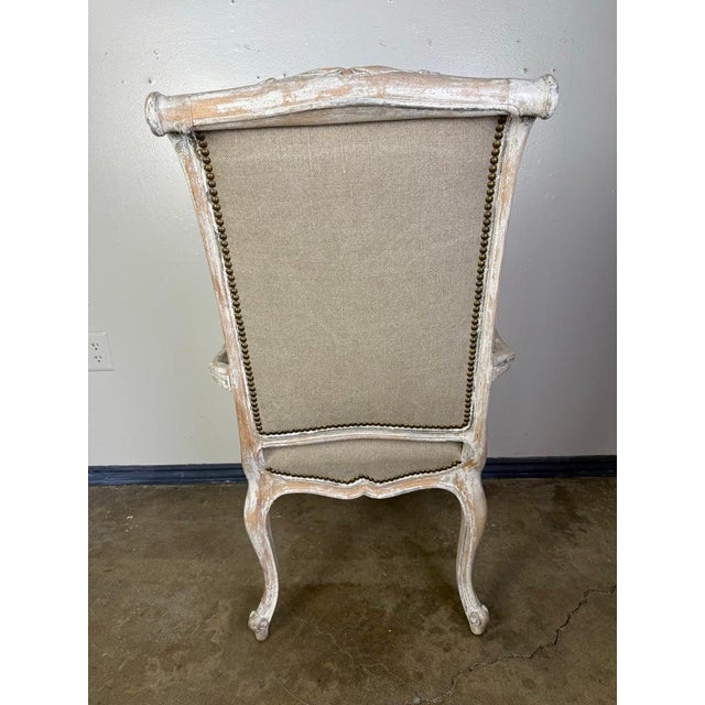 1930s Set of French Painted Dining Chairs c.1930’s For Sale - Image 5 of 12