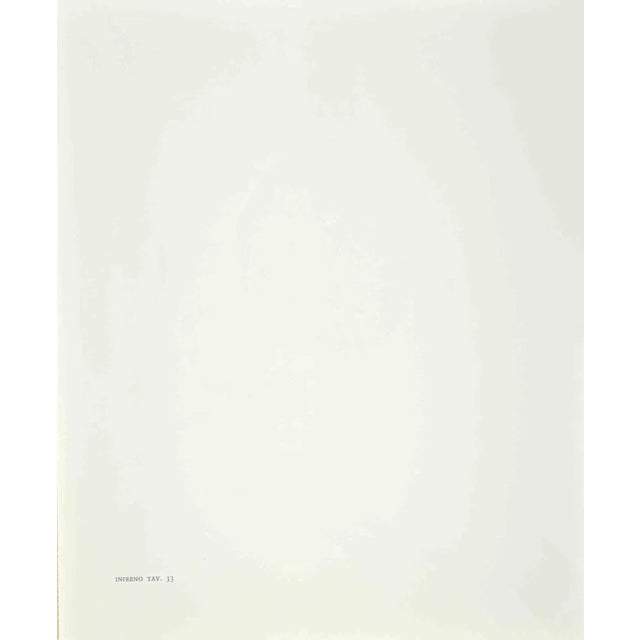 Modern Salvador Dali, Ugolino, Woodcut Print, 1963 For Sale - Image 3 of 4