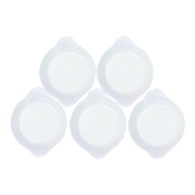 Vintage French Apilco Gratin Dishes, S/5 For Sale