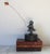Vintage Metal Sculpture of Girl Flying Copper Kite For Sale - Image 4 of 12