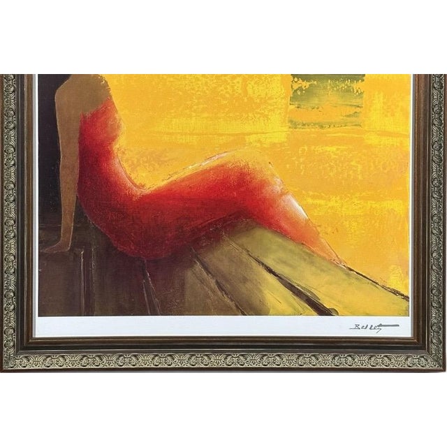 2000 - 2009 Framed Emile Bellet d'Or Et De Reve Signed Seriolithograph With Certificate of Authenticity For Sale - Image 5 of 13