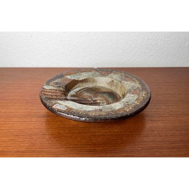 Ceramic Mid-Century Modern Danish Studio Pottery Bowl by Aksel Larsen for Axella, 1960s For Sale - Image 7 of 17