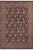 Shabby Chic 1990's Floral Pak-Persian Black/Black Wool Rug - 9'0'' X 12'6'' For Sale - Image 9 of 9