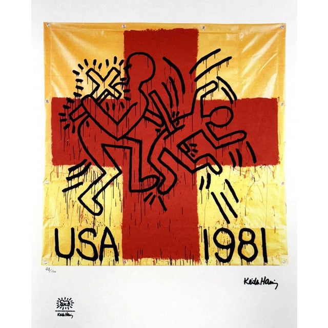 Contemporary Keith Haring, Pop Art Composition, Print For Sale - Image 3 of 3