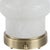 2020s Ivory Glass Banister Table Lamp For Sale - Image 5 of 9