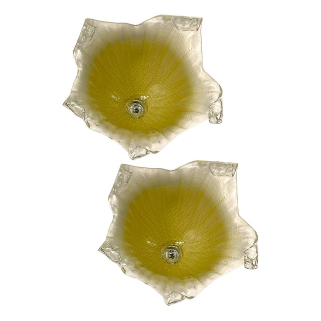 Murano Glass Sconces, 1980s, Set of 2 For Sale