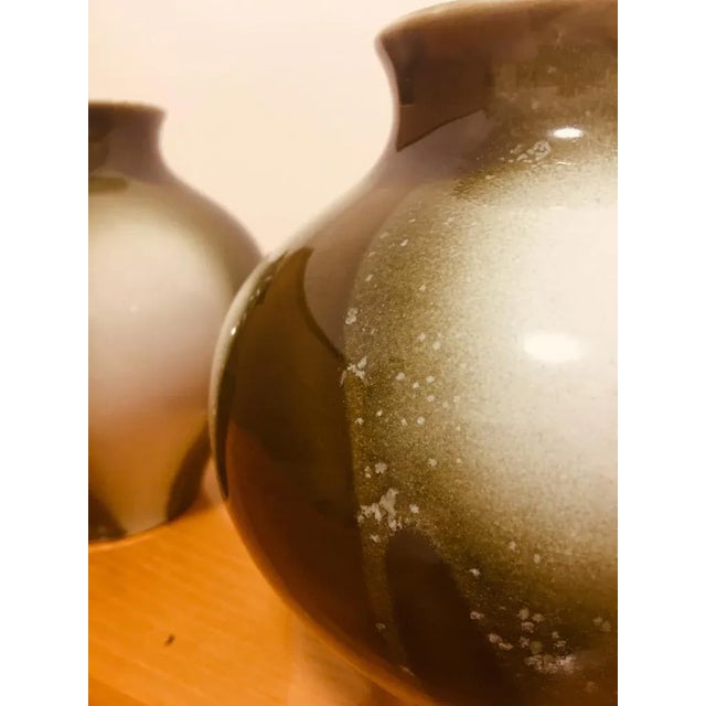 These ceramic vases were made by Ditmar Urbach in former Czechoslovakia in the 1970s. They have a manufacturer stamp on...