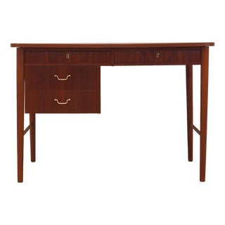 Danish Teak Desk, 1960s For Sale