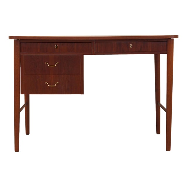 Danish Teak Desk, 1960s For Sale