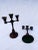 English Antique Mid 19th Century Wooden Candle Sticks - a Pair For Sale - Image 3 of 7