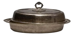 1900s French Silver-Plated Roasting Pan
