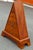A vintage solid Teak pyramid chest of drawers. Features a unique triangular prism shape with graduated drawers and small...