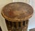1840 Antique Ornate French Wooden Pedestal Column With Gold Highlights For Sale - Image 12 of 12