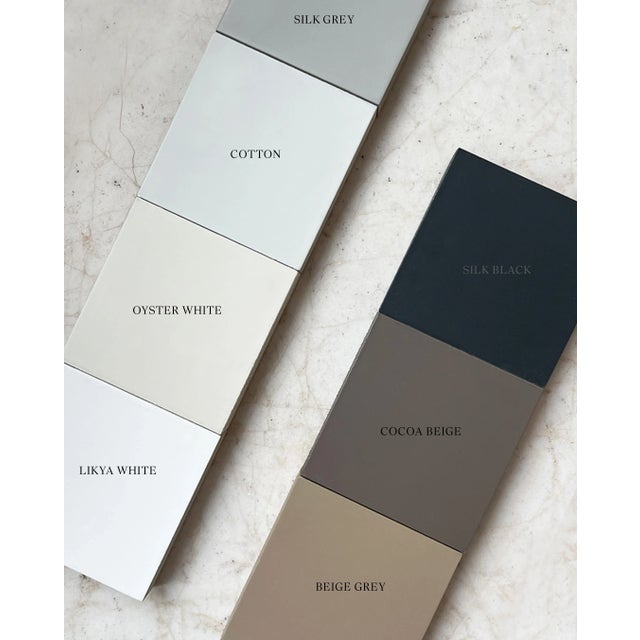 Likya Arch Wooden Wall Art in Oyster White by Likya Atelier For Sale - Image 6 of 8