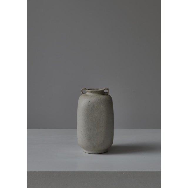 Art Deco Stoneware Vase Model No 121 by Arne Bang, 1930s For Sale - Image 3 of 14