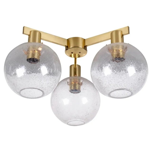 Brass Ceiling Light by Hans-Agne Jakobsson, 1960s For Sale - Image 10 of 10