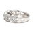 0.45ctw Diamond Curved Band Ring, 14k White Gold, Ring Size 6.75 For Sale - Image 4 of 6