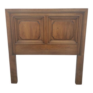 Henredon Walnut Panels Single / Twin Size Headboard For Sale