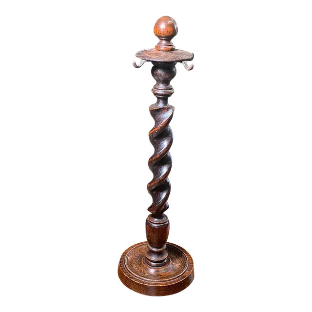 19th Century Barley Twist English Jewelry Hanger For Sale