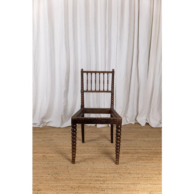 Wood 19th Century Bobbin Chair For Sale - Image 7 of 8