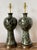 Vintage Glazed Ceramic Lamps - A Pair For Sale - Image 4 of 12