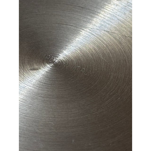 Mid-Century Modern Italian Aluminum Apple Ice Bucket with Textured Stem, 1960s For Sale - Image 9 of 14