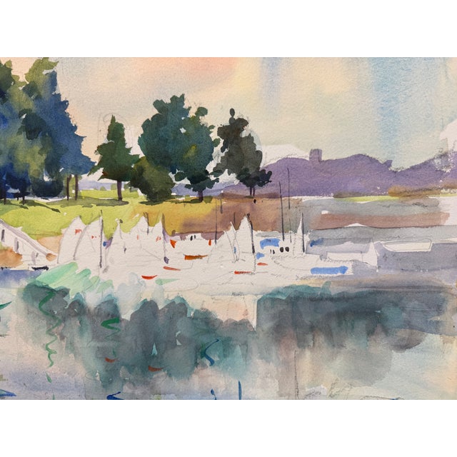 2000 - 2009 "Cohasset 2" Watercolor by Patricia McCarthy For Sale - Image 5 of 7