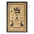 Formidable Tan Beige and Navy Blue Color Chinese Peking Dragon Rug For Sale