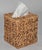 1990s Vintage Natural Fiber Handwoven Seagrass Tissue Box Cover Bohemian For Sale - Image 5 of 13