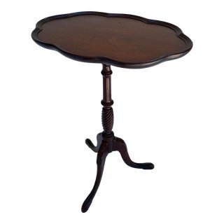 Mid 20th Century Brandt Furniture Mahogany Candle Stand For Sale