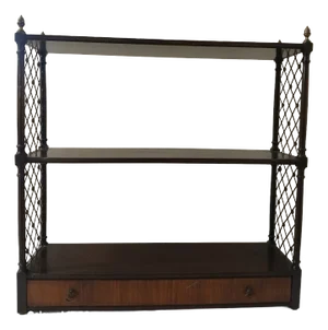 Kittinger Buffalo Mahogany Hanging Shelf.