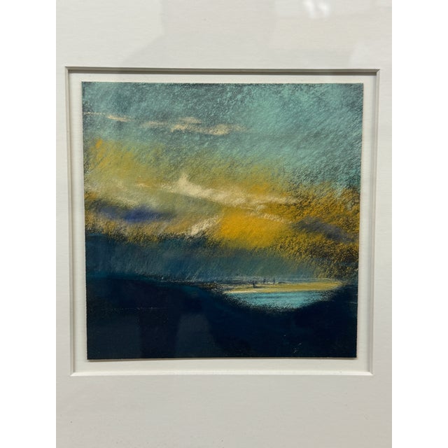 Wendy Goldberg Dawn on the Lake Pastel Painting For Sale - Image 10 of 12