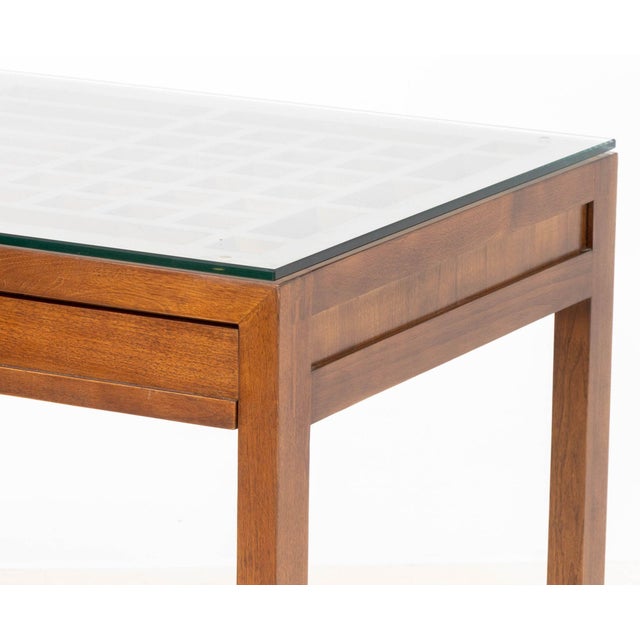 Maria Yee "Metro" Chestnut Writing Table For Sale - Image 9 of 13