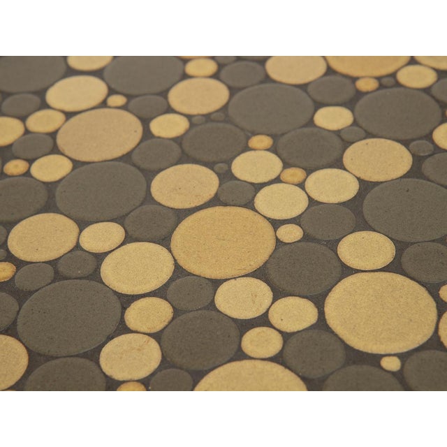 1960s Martz Coin Tile Side Table | Chairish