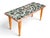Mid-Century Modern Brecciated Marble Coffee Table With Copper Flat Moulding Frame For Sale - Image 16 of 17
