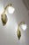 Gold Louis XVI Style Wall Lights in Brass with Mirror & Opal Glass Lampshades, 1920s, Set of 2 For Sale - Image 8 of 10