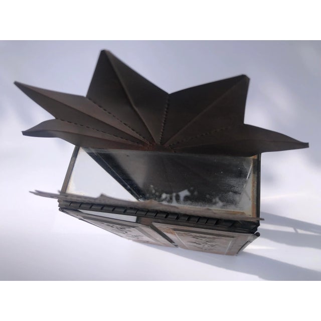 Mid 20th Century Mexican Sunburst Shadowbox Nicho Wall Hanging With Front Doors For Sale In Los Angeles - Image 6 of 11